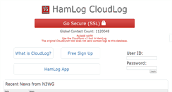Desktop Screenshot of hamlog.it