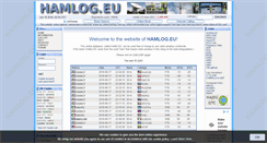 Desktop Screenshot of hamlog.eu
